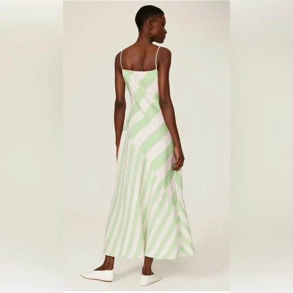 Saunders Mint Imman Striped Dress - Picture 3 of 9